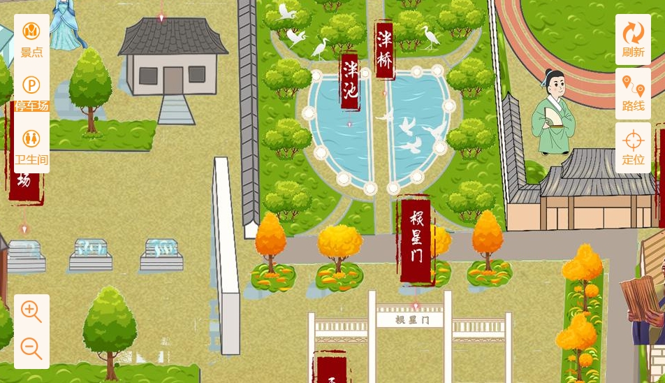 淇县手绘地图景区语音讲解导览系统：智慧景区建设的基石